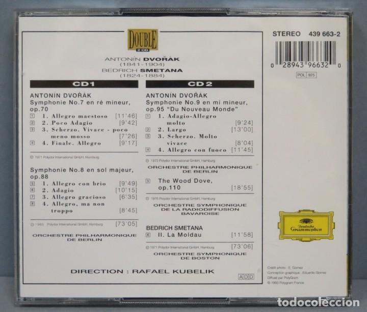 CDs de m&uacute;sica: 2 CD. DVORAK. Symphonies Nos. 7,8 & 9 - Foto 2