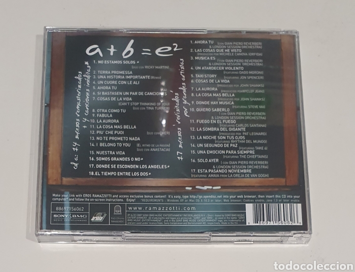 CDs de m&uacute;sica: EROS RAMAZZOTTI / 2CD 2007 / E2 - Foto 3