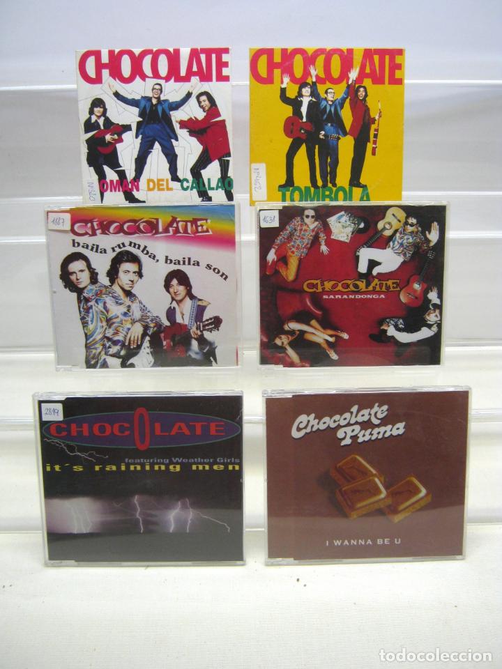 CDs de m&uacute;sica: lote 7 cd promo single Chocolate - Foto 1