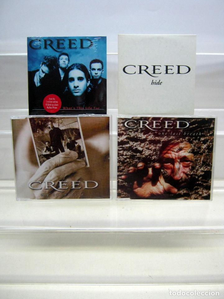 CDs de m&uacute;sica: lote 4 cd promo single Creed - Foto 1