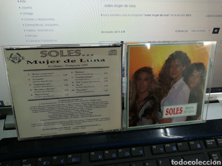 CDs de m&uacute;sica: Soles cd mujer de luna 1994 - Foto 1