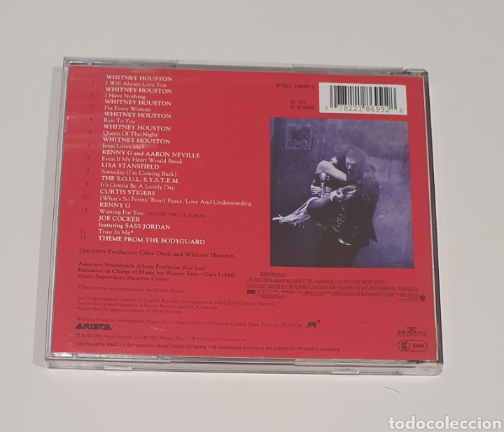 CDs de m&uacute;sica: BSO / CD / THE BODYGUARD - Foto 3