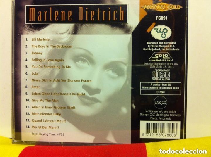 CDs de m&uacute;sica: Marlene Dietrich - lili marlene..... a&ntilde;o 2001 - Foto 2
