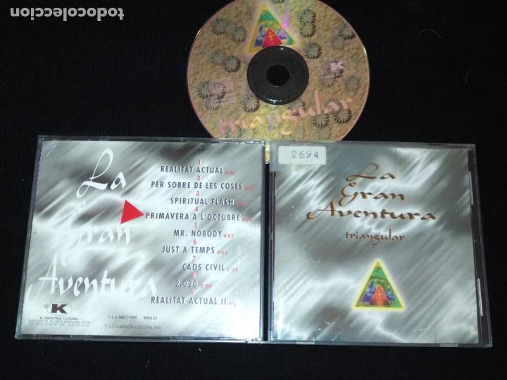 CDs de m&uacute;sica: CD LA GRAN AVENTURA -(CD) - POP ROCK CATALA - Foto 1