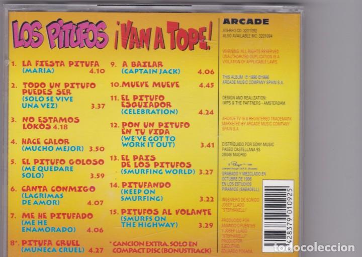 CDs de m&uacute;sica: Los Pitufos - &iexcl;Van a tope! - CD - Foto 2