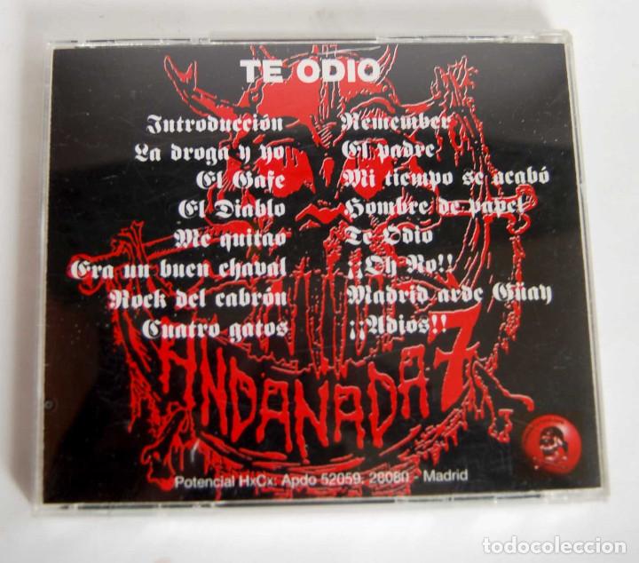 CDs de m&uacute;sica: ANDANADA 7 TE ODIO EN CD PUNK - Foto 2