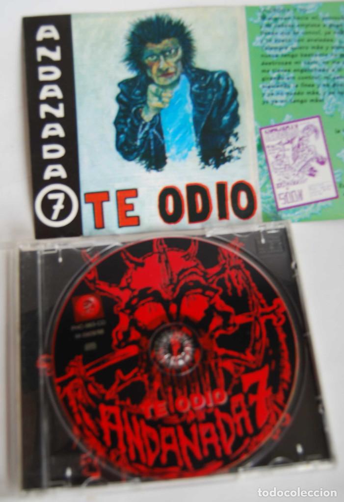 CDs de m&uacute;sica: ANDANADA 7 TE ODIO EN CD PUNK - Foto 4