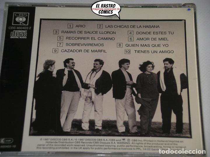 CDs de m&uacute;sica: Mocedades, Sobreviviremos, CD, CBS, a&ntilde;o 1987 - Foto 2