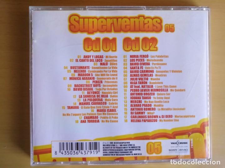 CDs de m&uacute;sica: SUPERVENTAS 05. 2 CD,s. ORIGINAL. - Foto 2