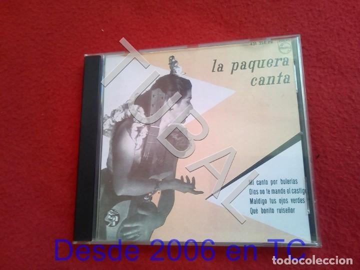 Music CDs: TUBAL LA PAQUERA DE JEREZ LA PAQUERA CANTA CD