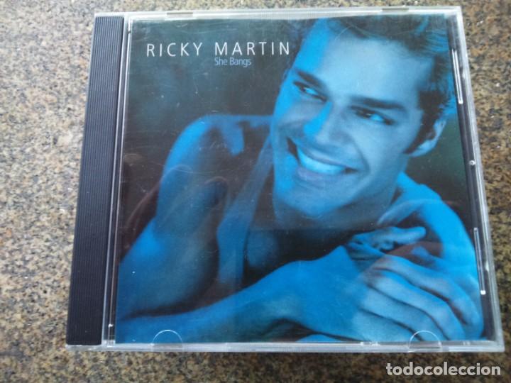 CDs de m&uacute;sica: CD -- RICKY MARTIN -- SHE BANGS -- 4 TEMAS -- - Foto 1