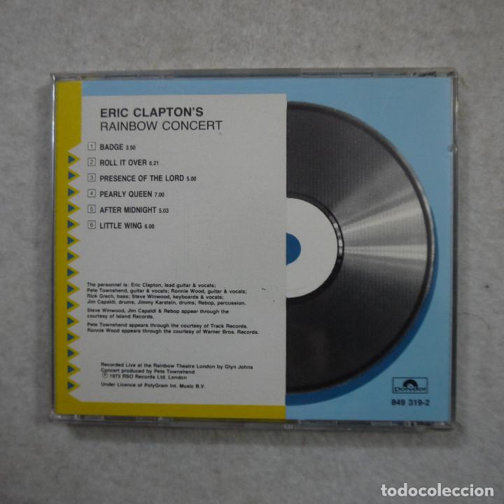 CDs de m&uacute;sica: ERIC CLAPTONS - RAINBOW CONCERT - CD - Foto 2