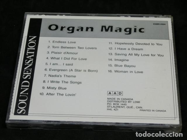 CDs de m&uacute;sica: CD - ORGAN MAGIC - SOUND SENSATION - Foto 2