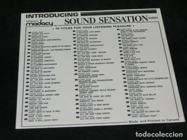 CDs de m&uacute;sica: CD - ORGAN MAGIC - SOUND SENSATION - Foto 4