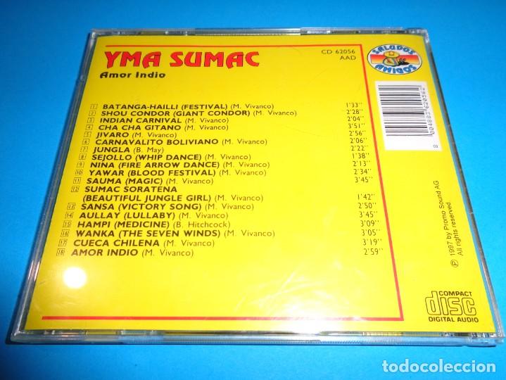 CDs de m&uacute;sica: YMA SUMAC / AMOR INDIO / CD - Foto 2
