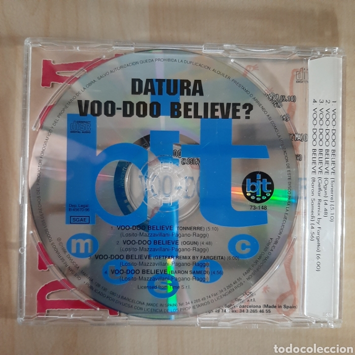 CDs de m&uacute;sica: Datura / Voo-Doo Believe ? - Foto 2