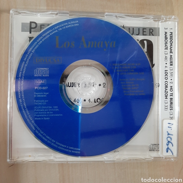 CDs de m&uacute;sica: Los Amaya / Perdoname Mujer - Foto 2