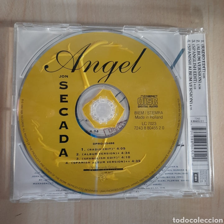 CDs de m&uacute;sica: Jon Secada / Angel / CD Promocional - Foto 2