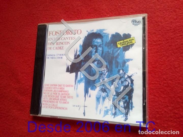Music CDs: TUBAL FOSFORITO EN LOS CANTES DEL RINCON DE CADIZ OLIVO 227016 IMPECABLE CD