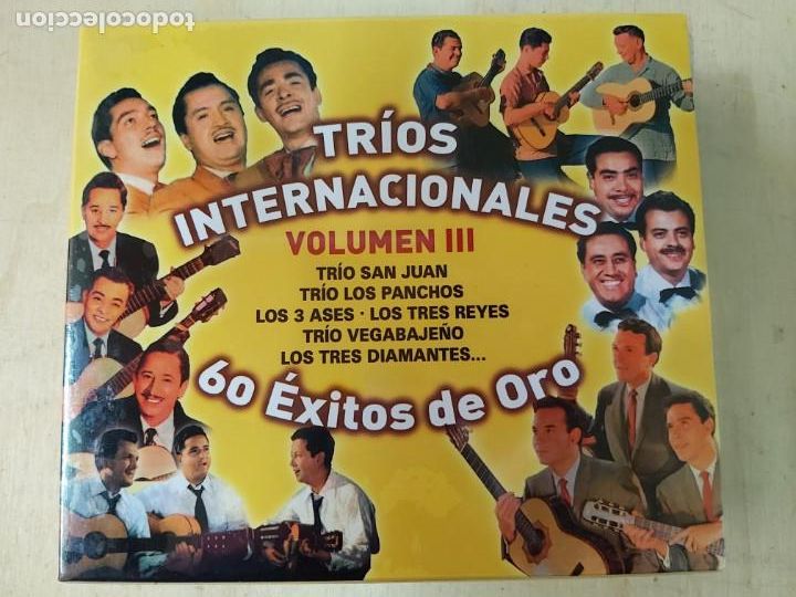 CDs de m&uacute;sica: Tr&iacute;os internacionales Vol. III: 60 &eacute;xitos de oro (CD) - Foto 1