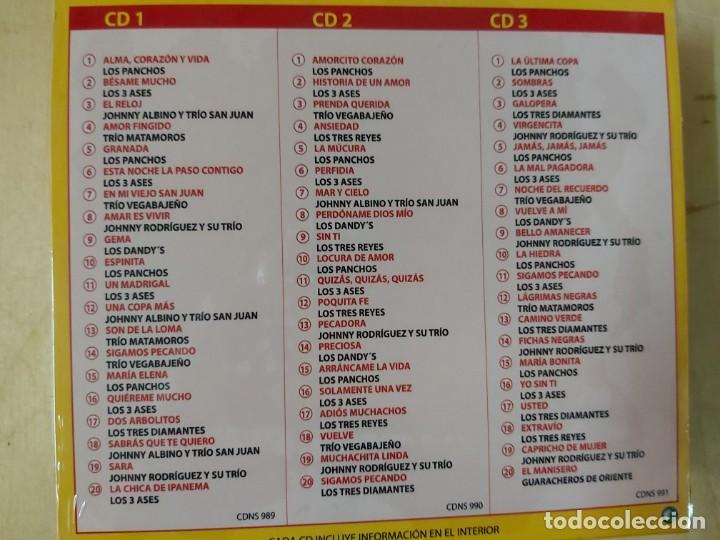 CDs de m&uacute;sica: Tr&iacute;os internacionales Vol. III: 60 &eacute;xitos de oro (CD) - Foto 3