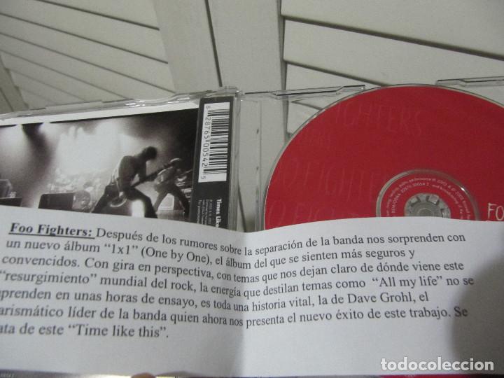 CDs de m&uacute;sica: FOO FIGHTERS / TIMES LIKE THESE single cadena 100 - Foto 3