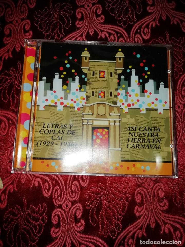 CDs de M&uacute;sica: Carnaval de C&aacute;diz CD letras coplas de cai 1929-, 1936