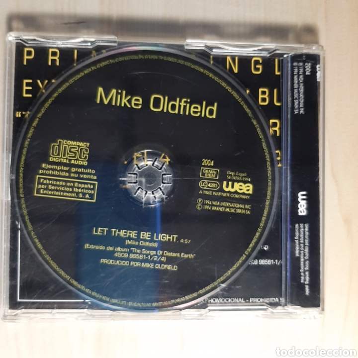 CDs de m&uacute;sica: Mike Oldfield / Let There Be Light - Foto 2