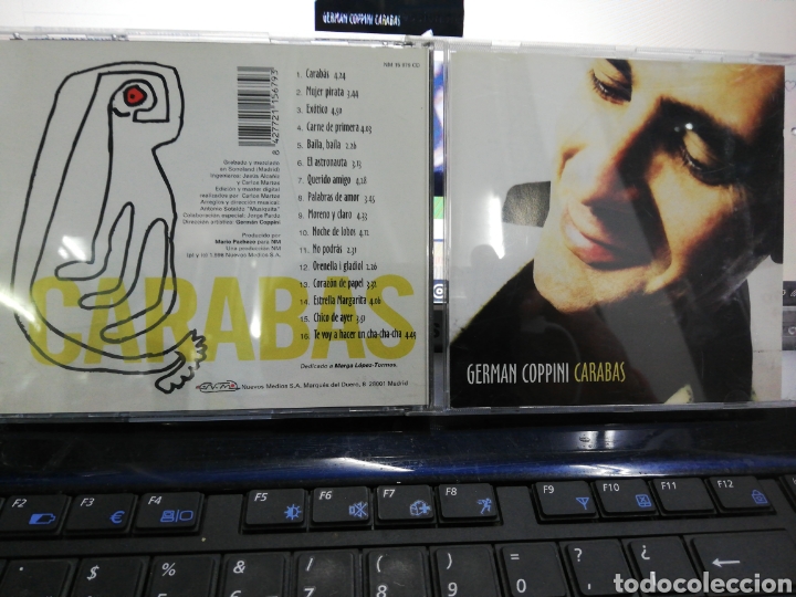 CDs de m&uacute;sica: Germ&aacute;n coppini CD carabas 1996 - Foto 1