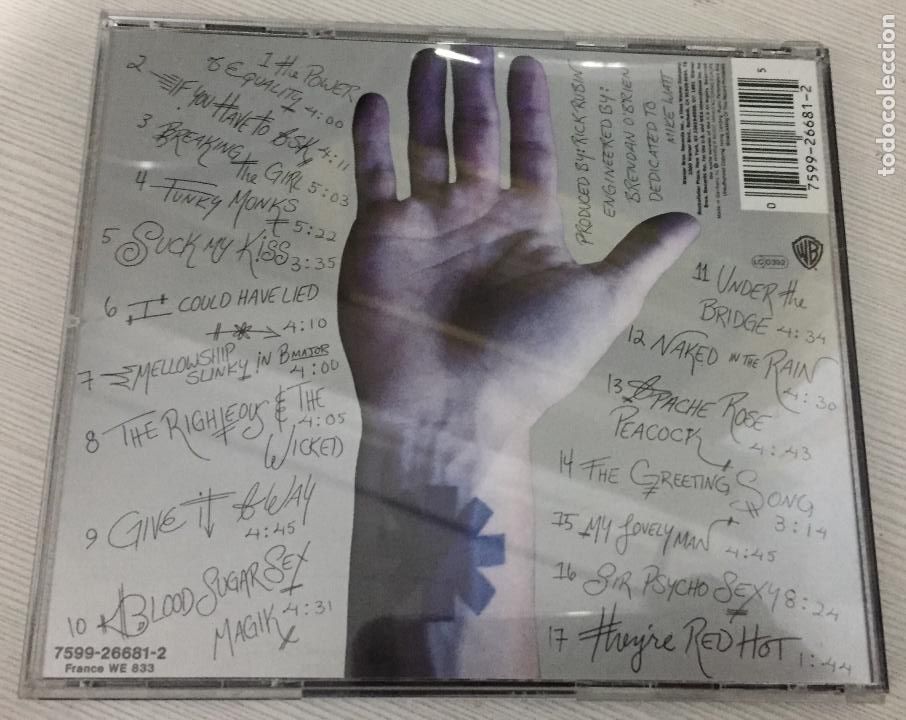 red hot chili peppers, blood sugar sex magic cd Comprar CDs de Música