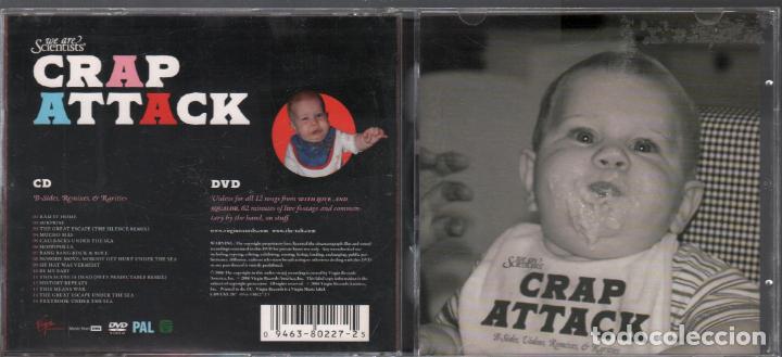 CDs de m&uacute;sica: CRAP ATTACK. WE ARE SCIENTISTS / CD + DVD DE 2006 RF-1993 - Foto 1