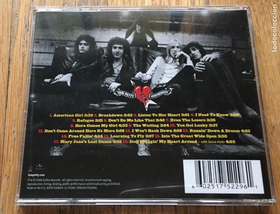 CDs de m&uacute;sica: TOM PETTY AND THE HEARTBREAKERS Greatest Hits CD - Foto 3