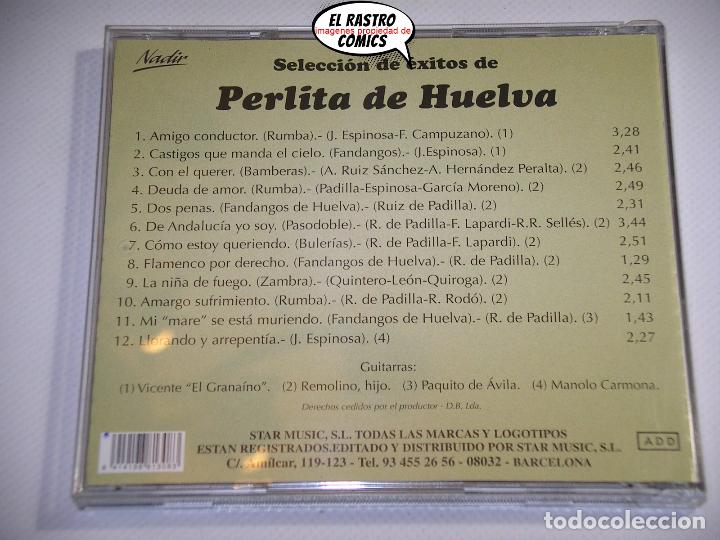 CDs de m&uacute;sica: Perlita de Huelva, Selecci&oacute;n de &eacute;xitos, CD - Foto 2