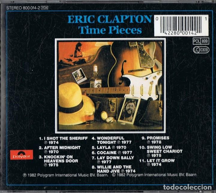 CDs de m&uacute;sica: ERIC CLAPTON  TIME PIECES (CD) - Foto 2