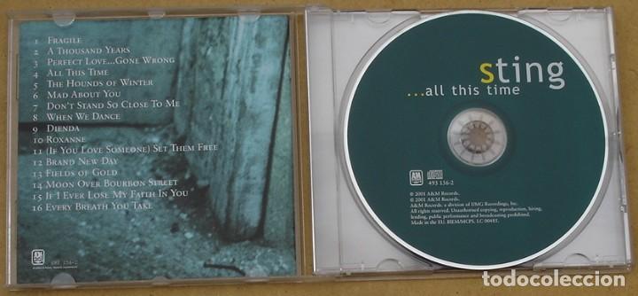 CDs de m&uacute;sica: STING - ALL THIS TIME (CD) 2001 - 16 TEMAS - Foto 2