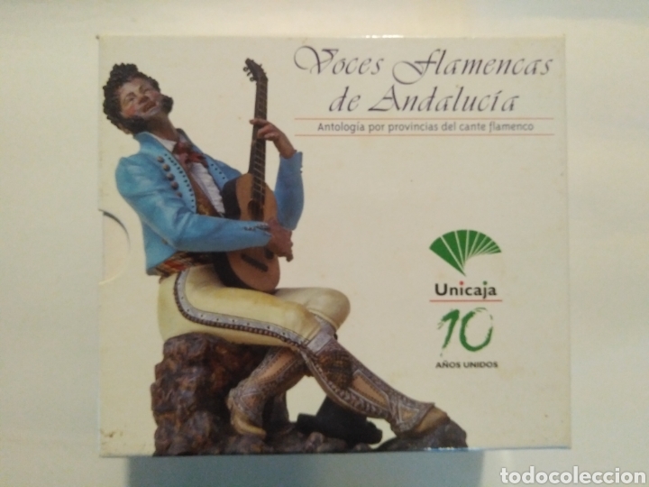 CD di Musica: Voces flamencas de Andaluc&iacute;a antolog&iacute;a por provincias del cante flamenco, 8 CDs + libreto. Flamenco.