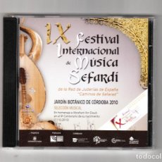 CDs de Música: IX FESTIVAL INTERNACIONAL DE MÚSICA SEFARDÍ 201O. Lote 191991692