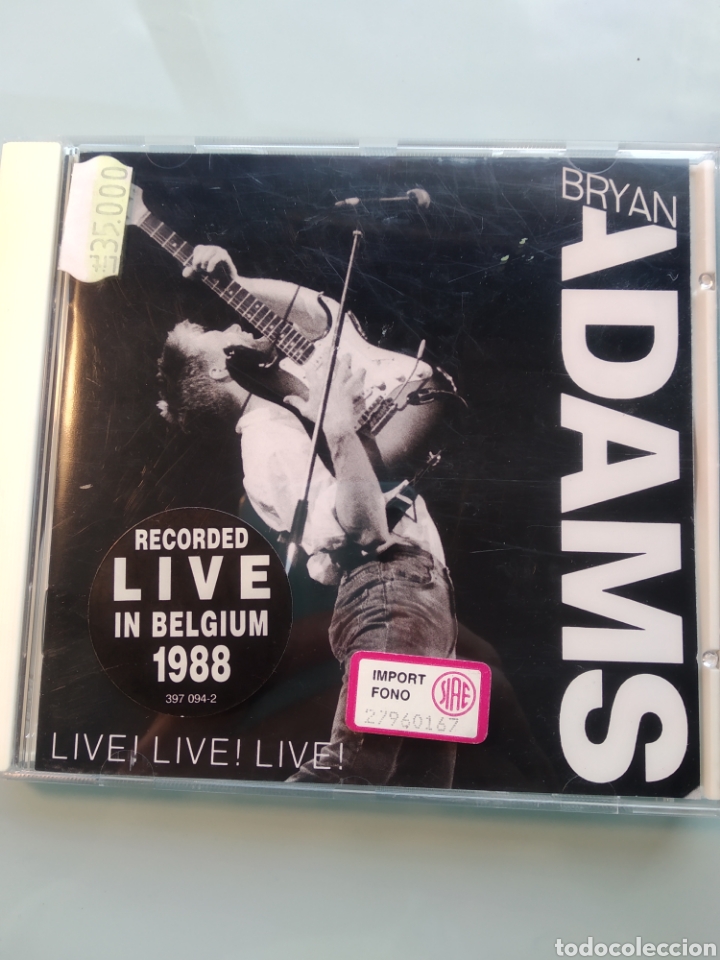 CDs de m&uacute;sica: Bryan Adams &lrm;&ndash; Live! Live! Live! - Foto 1
