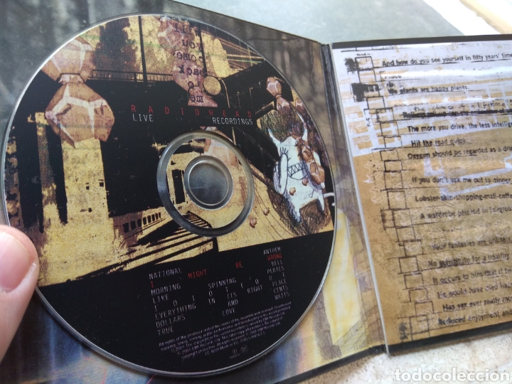 CDs de m&uacute;sica: CD Radiohead - I Might Be Wrong - Live Recordings - - Foto 4