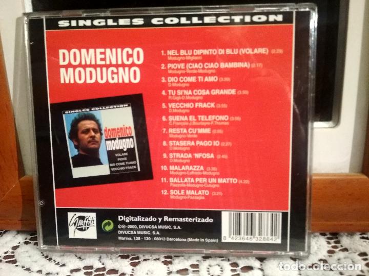 CDs de m&uacute;sica: DOMENICO MODUGNO - SINGLES COLLECTION - CD PEPETO - Foto 2