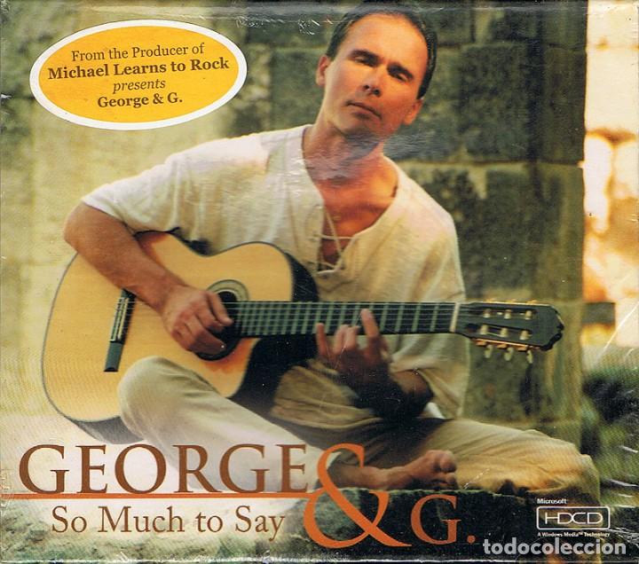 CDs de Musique: George & G. - So Much to Say. CD nuevo y precintado
