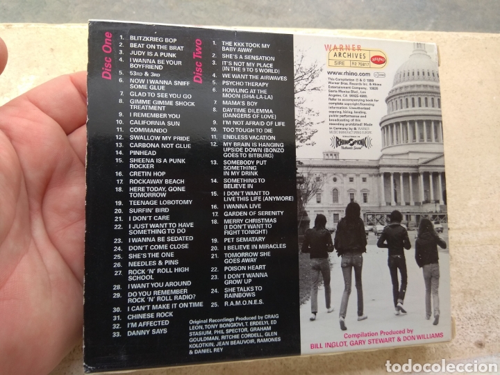 CDs de m&uacute;sica: Ramones - Anthology - Doble CD + Libreto - - Foto 2