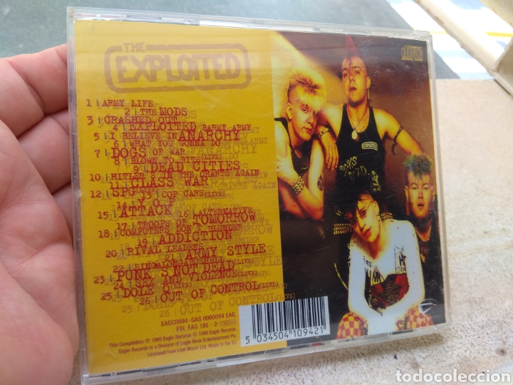 CDs de m&uacute;sica: CD The Exploited - The Singles - - Foto 2