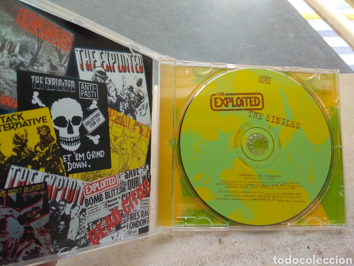 CDs de m&uacute;sica: CD The Exploited - The Singles - - Foto 3