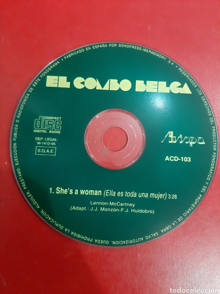 CDs de m&uacute;sica: 1995 el combo belga Pasaporte Latin cd - Foto 3