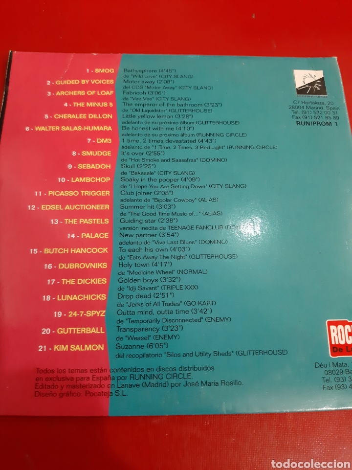 CDs de m&uacute;sica: Rock Summer Hit rock de Lux y Running Circle - Foto 2