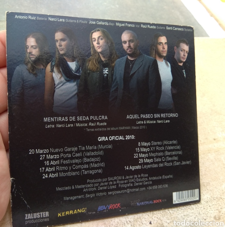 CDs de m&uacute;sica: Saurom - Maryam - CD Single Promo - - Foto 2