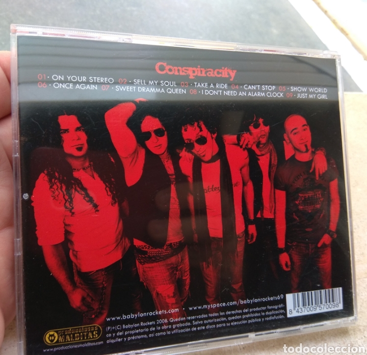 CDs de m&uacute;sica: CD Babylon Rockets - Conspiracity - - Foto 2