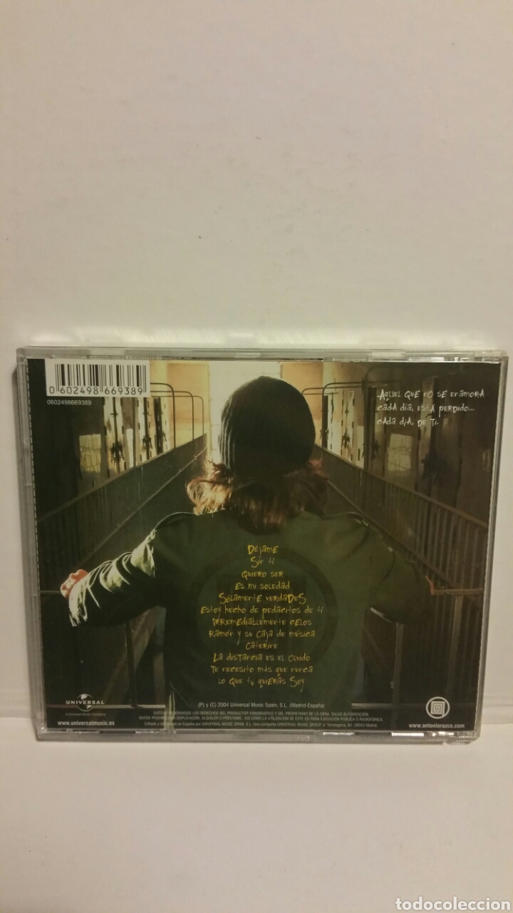 CDs de m&uacute;sica: Antonio Orozco, el principio del comienzo, cd 2004. - Foto 2