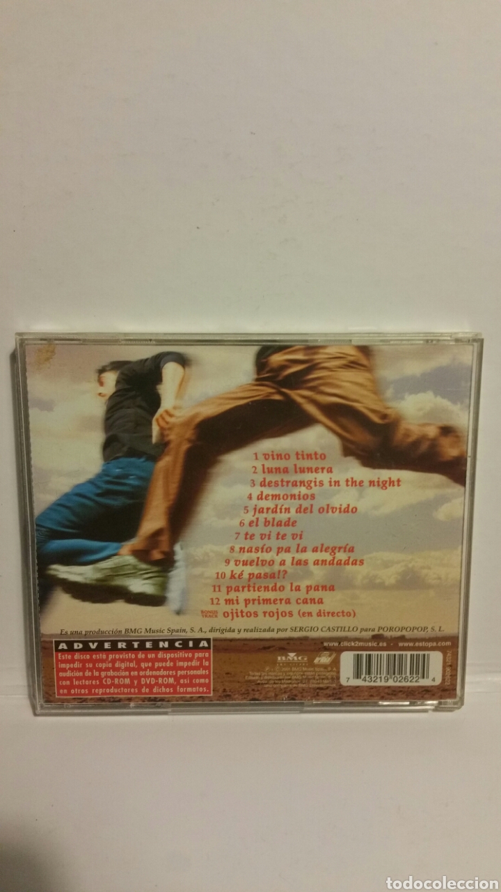 CDs de m&uacute;sica: Estopa, destrangis, cd 2001. - Foto 2